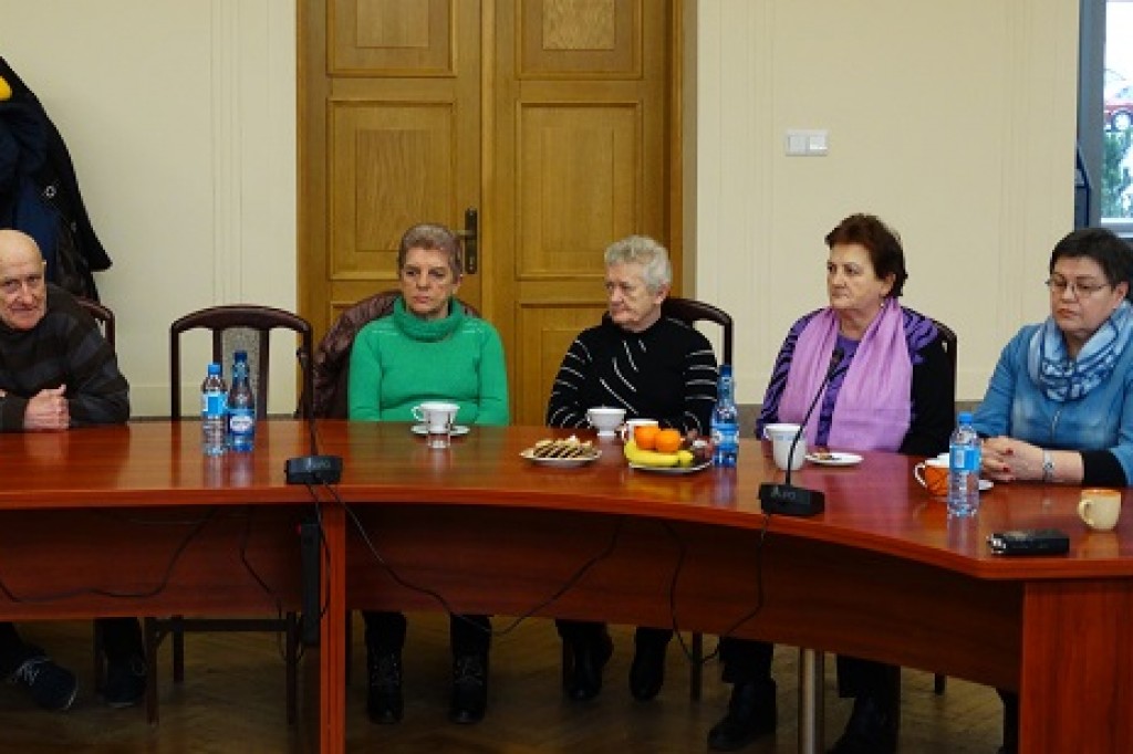 Poseł Andrzej Jaworski w Sztumie.