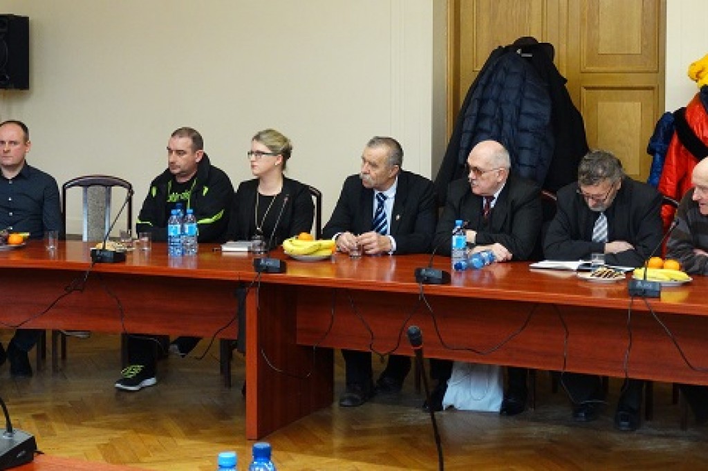 Poseł Andrzej Jaworski w Sztumie.