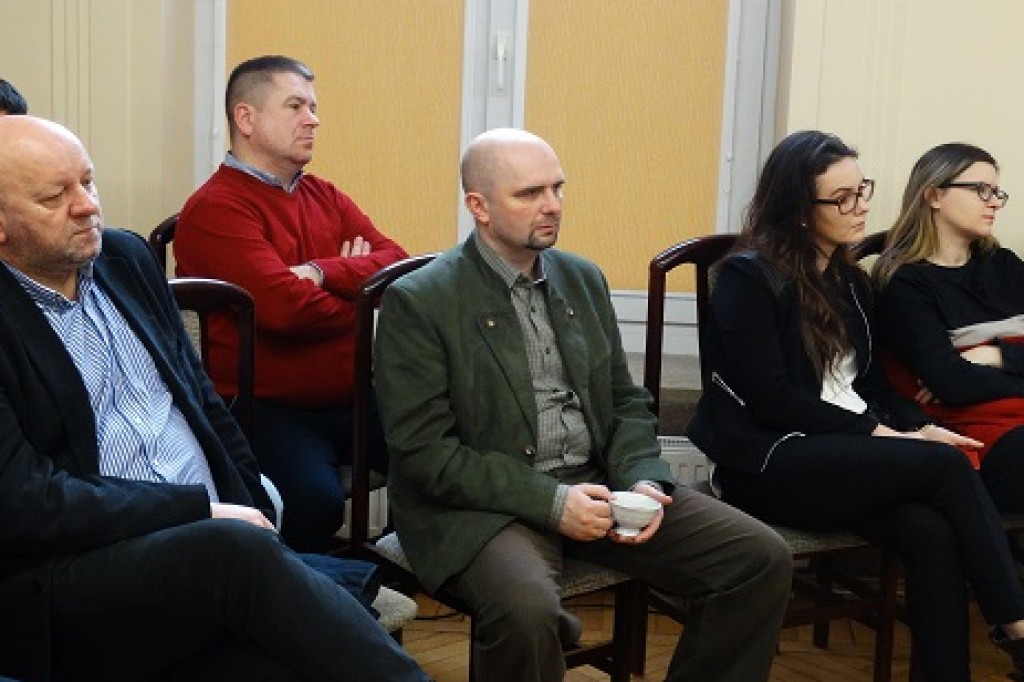 Poseł Andrzej Jaworski w Sztumie.