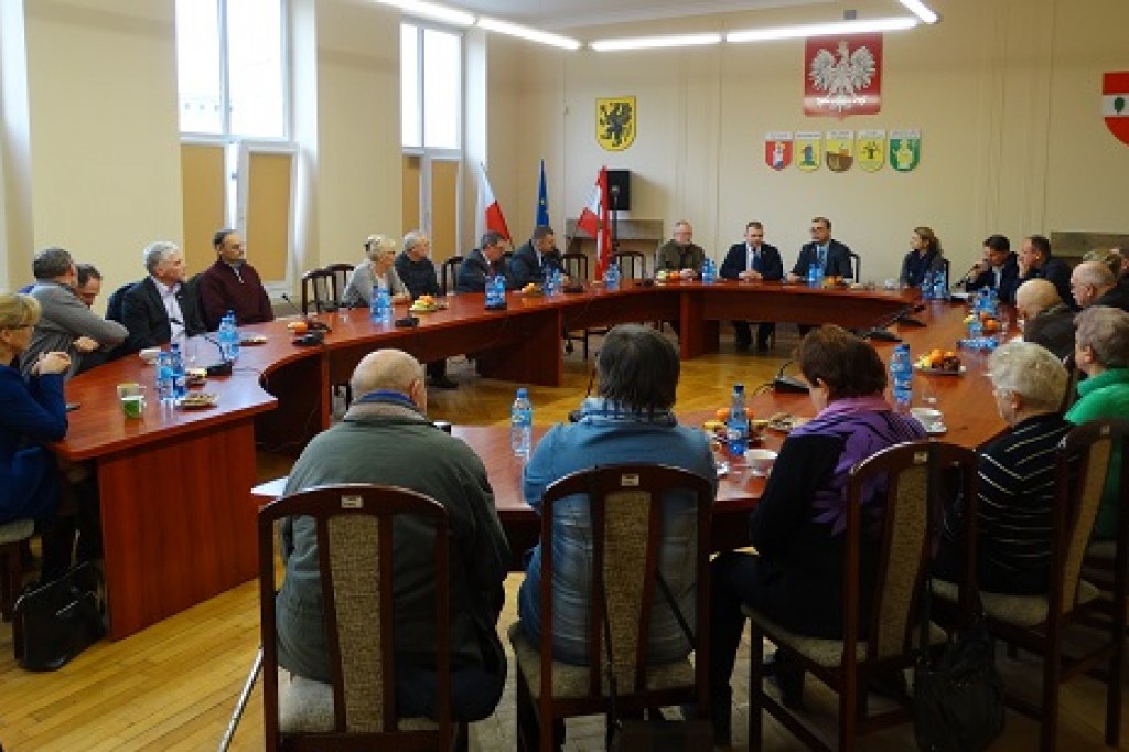 Poseł Andrzej Jaworski w Sztumie.