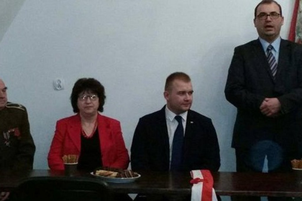 Poseł Andrzej Jaworski w Sztumie.