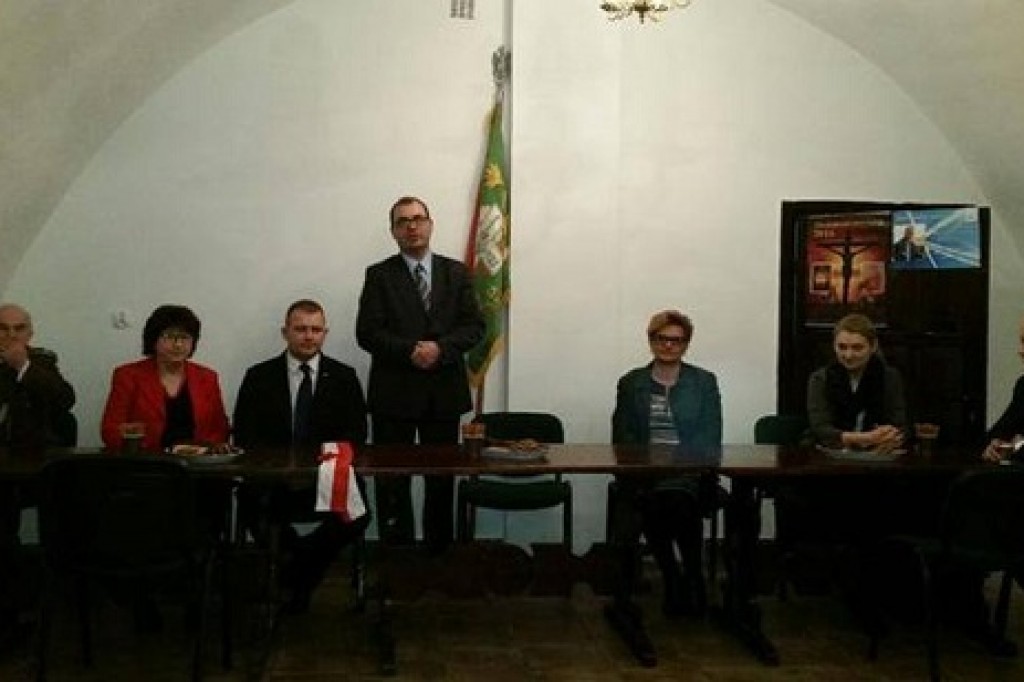 Poseł Andrzej Jaworski w Sztumie.