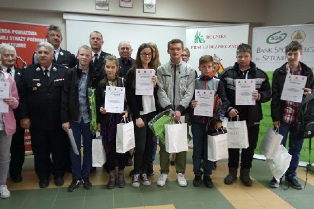 Powiatowe eliminacje do Ogólnopolskiego Turnieju Wiedzy Pożarniczej