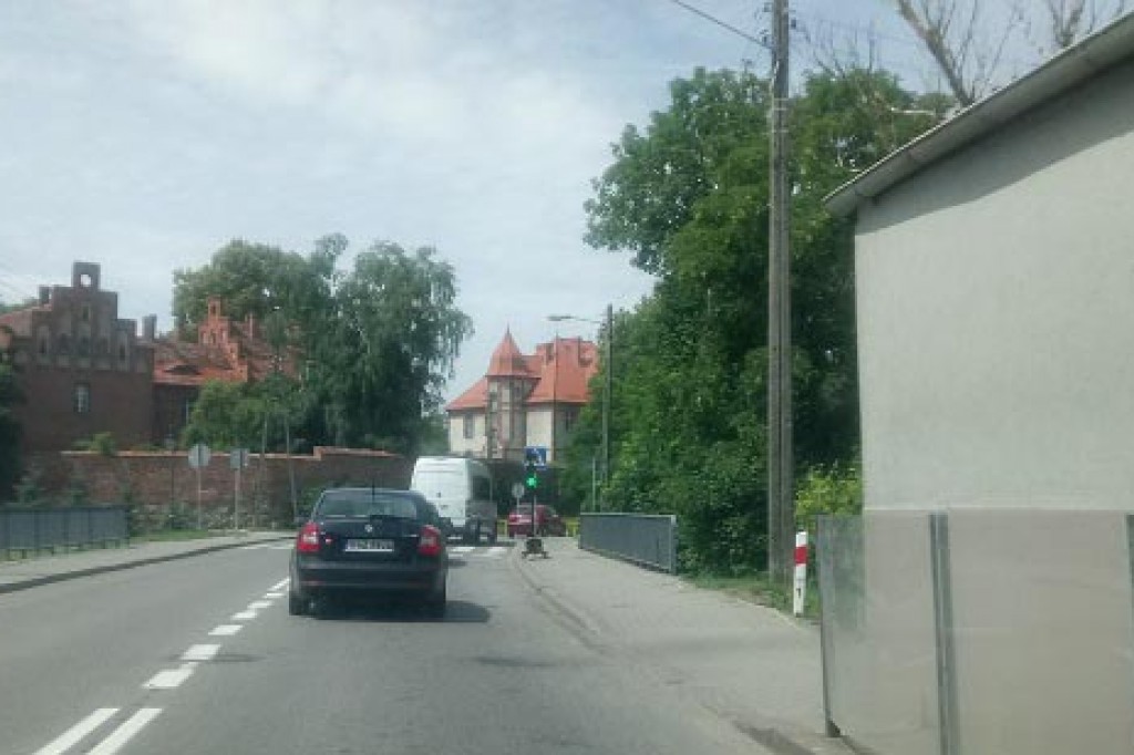 Korek i jeszcze większe utrudnienia na DK 55 w Sztumie!