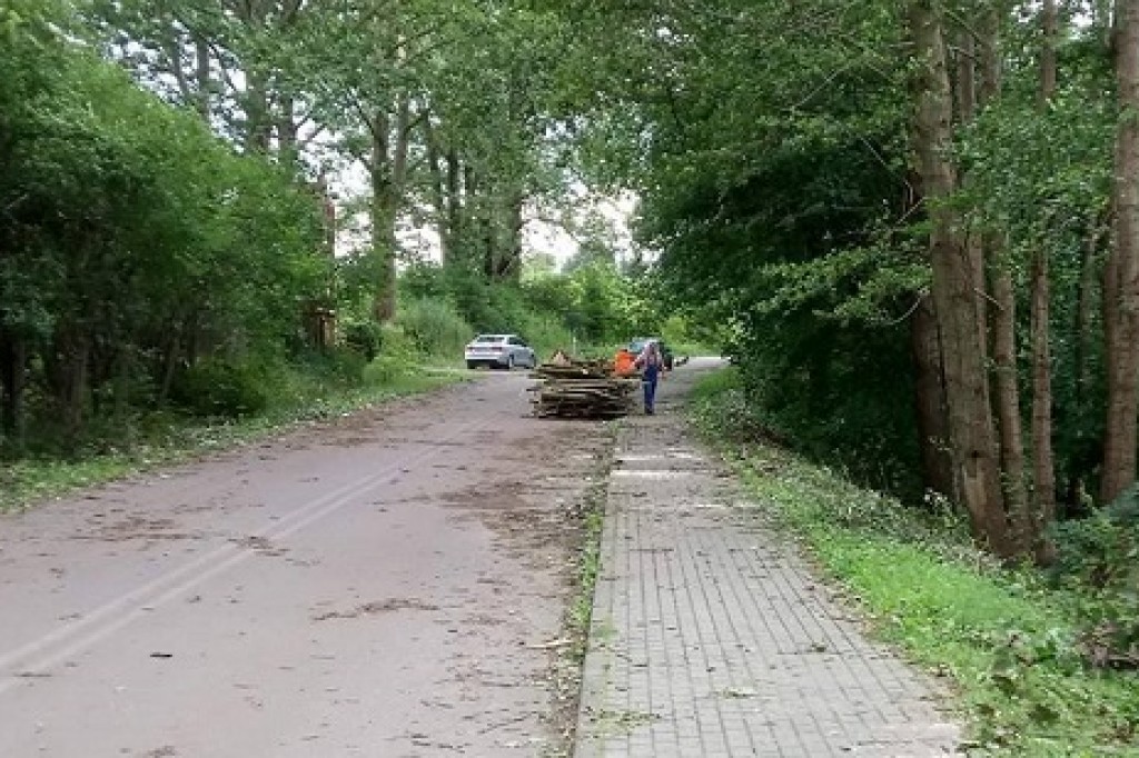 Nadal trwa usuwanie szkód