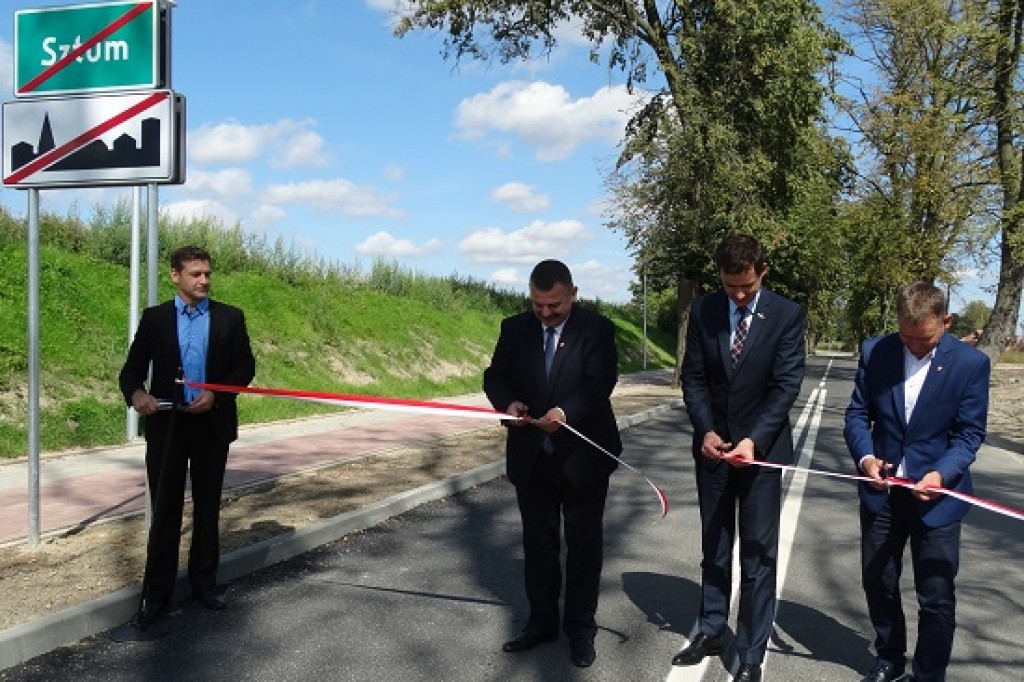 Otwarto wyremontowany odcinek drogi