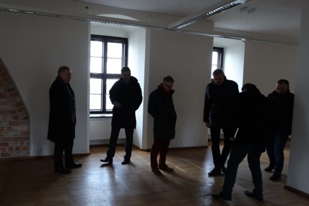 Wizja lokalna sztumskiego zamku