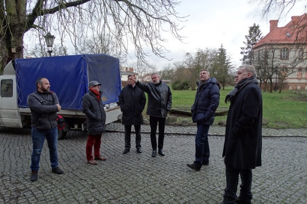 Wizja lokalna sztumskiego zamku