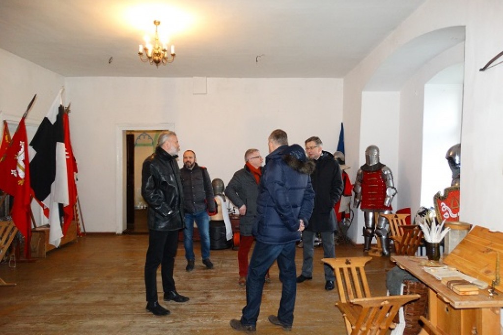 Wizja lokalna sztumskiego zamku