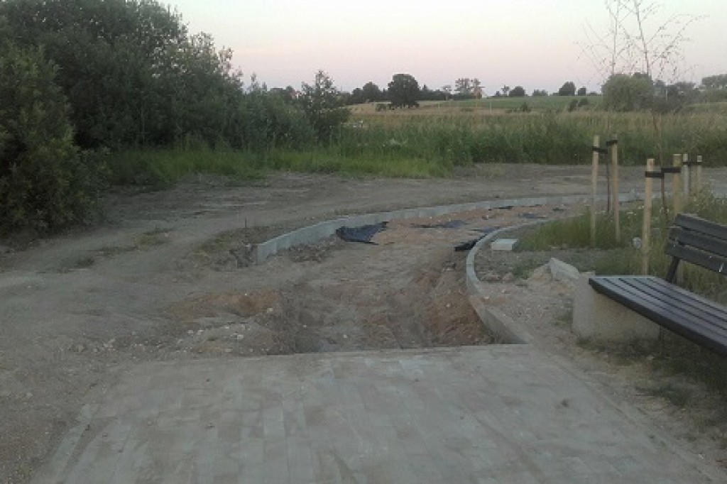 Kolejny etap budowy sztumskiego bulwaru