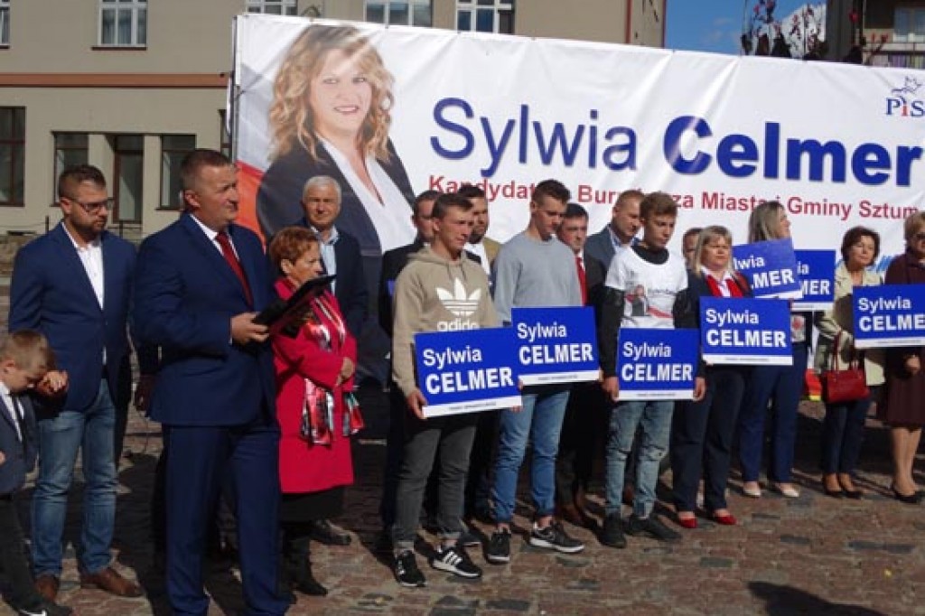 Przedstawiono kandydaturę Sylwii Celmer na burmistrza Sztumu