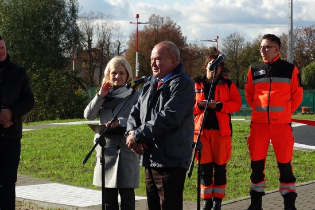 Uroczyste otwarcie lądowiska dla śmigłowców LPR