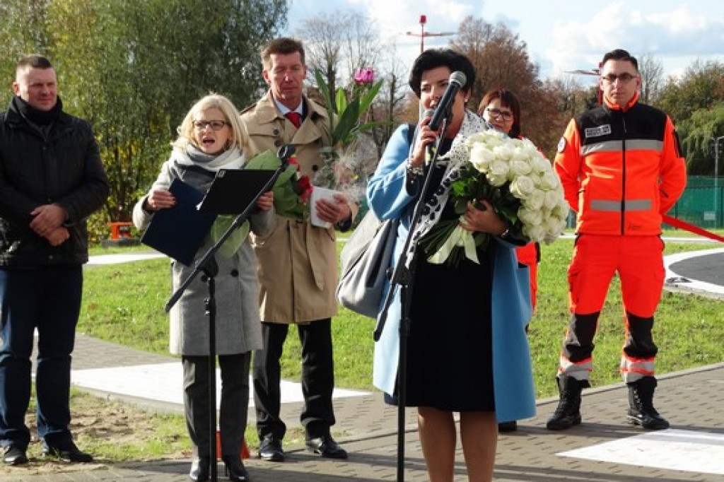 Uroczyste otwarcie lądowiska dla śmigłowców LPR