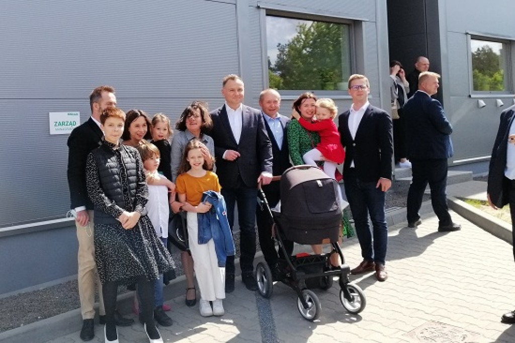 Prezydent Andrzej Duda z roboczą wizytą w Dzierzgoniu