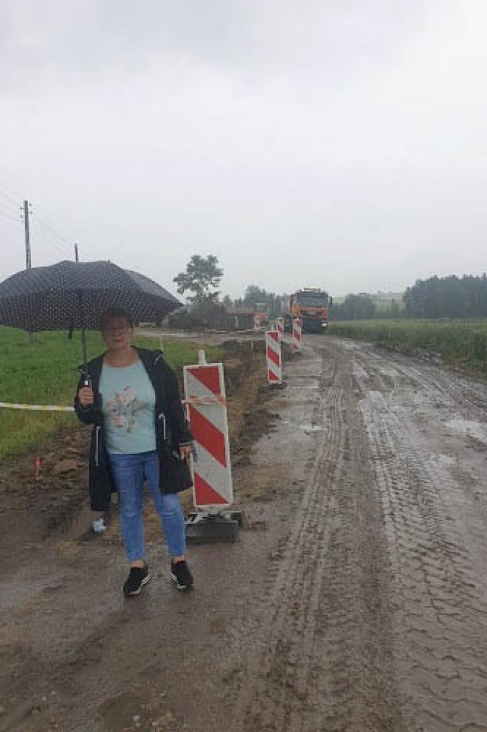 Trwa długo oczekiwany remont drogi