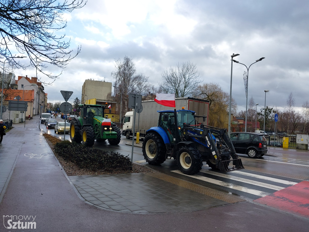 Sztum. Rolnicy protestowali przeciw działaniu KE