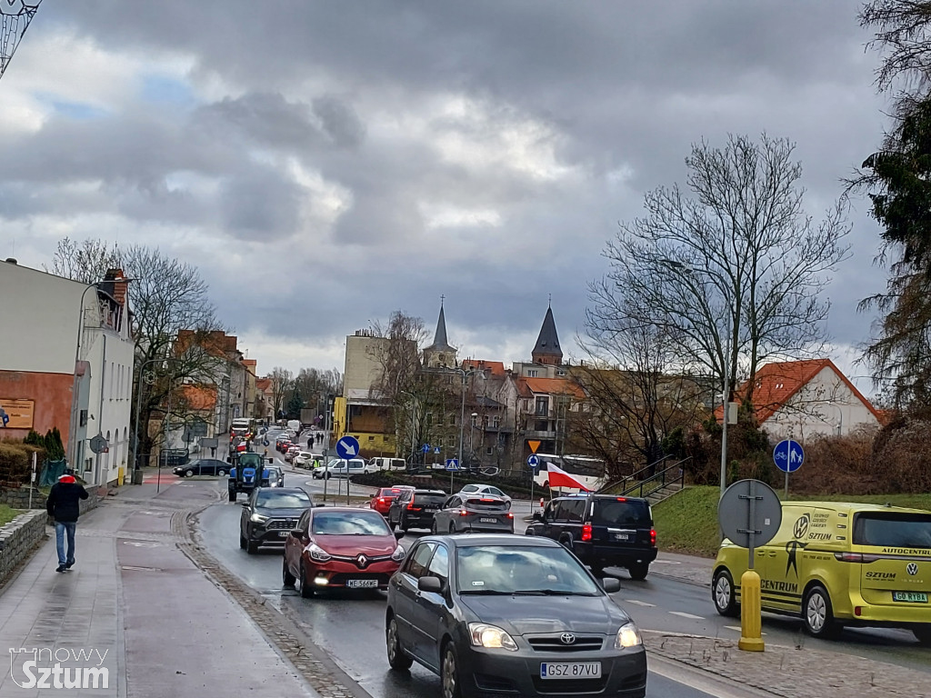 Sztum. Rolnicy protestowali przeciw działaniu KE