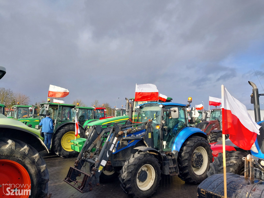 Sztum. Rolnicy protestowali przeciw działaniu KE