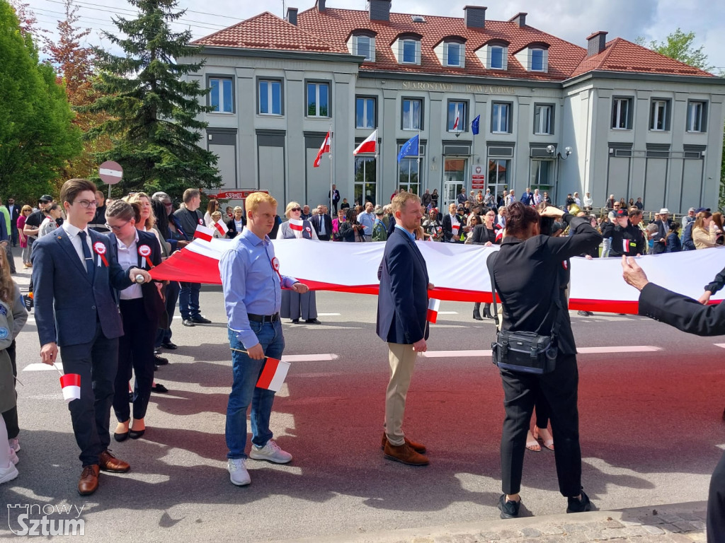 Sztum. Obchody 234 rocznicy uchwalenia Konstytucji 3 Maja