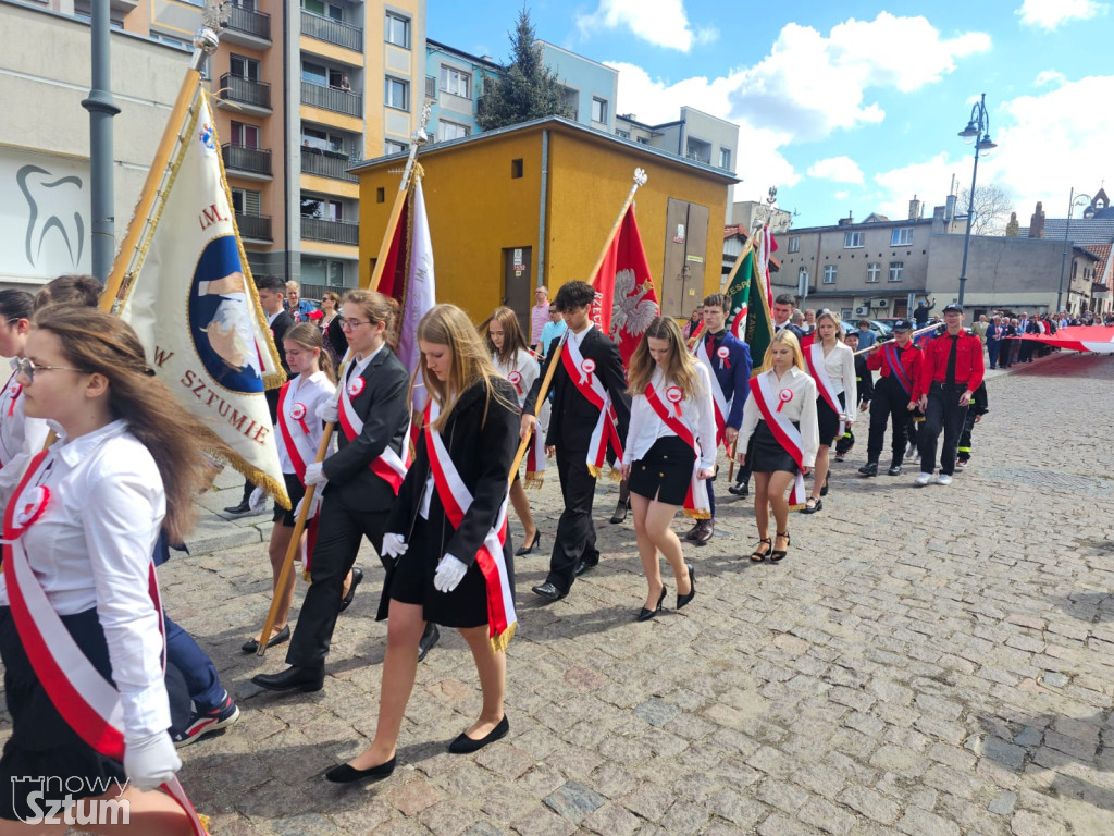 Sztum. Obchody 234 rocznicy uchwalenia Konstytucji 3 Maja