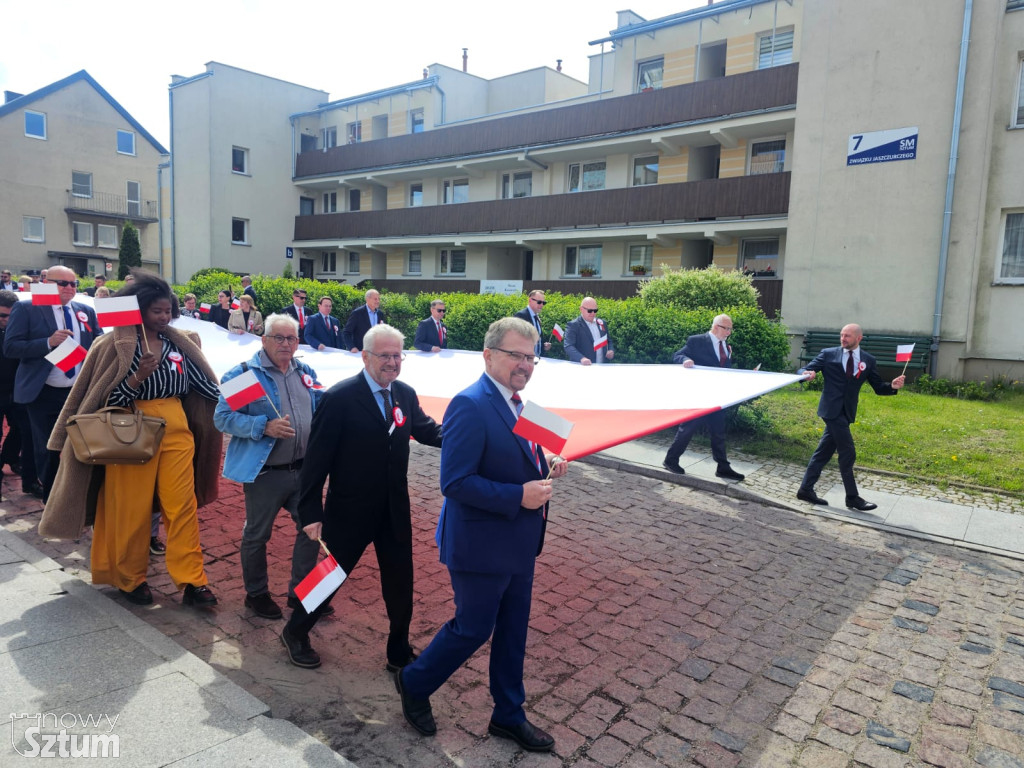 Sztum. Obchody 234 rocznicy uchwalenia Konstytucji 3 Maja