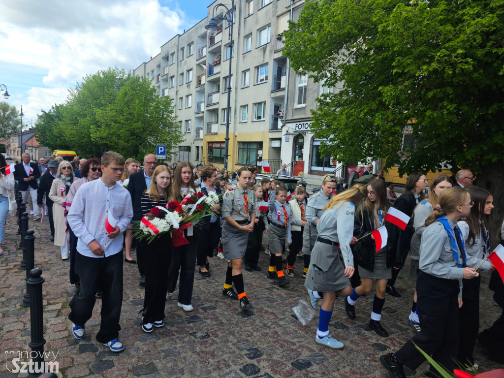 Sztum. Obchody 234 rocznicy uchwalenia Konstytucji 3 Maja