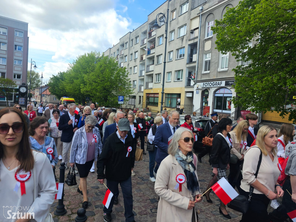 Sztum. Obchody 234 rocznicy uchwalenia Konstytucji 3 Maja