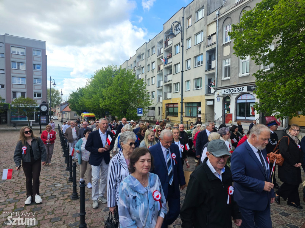 Sztum. Obchody 234 rocznicy uchwalenia Konstytucji 3 Maja