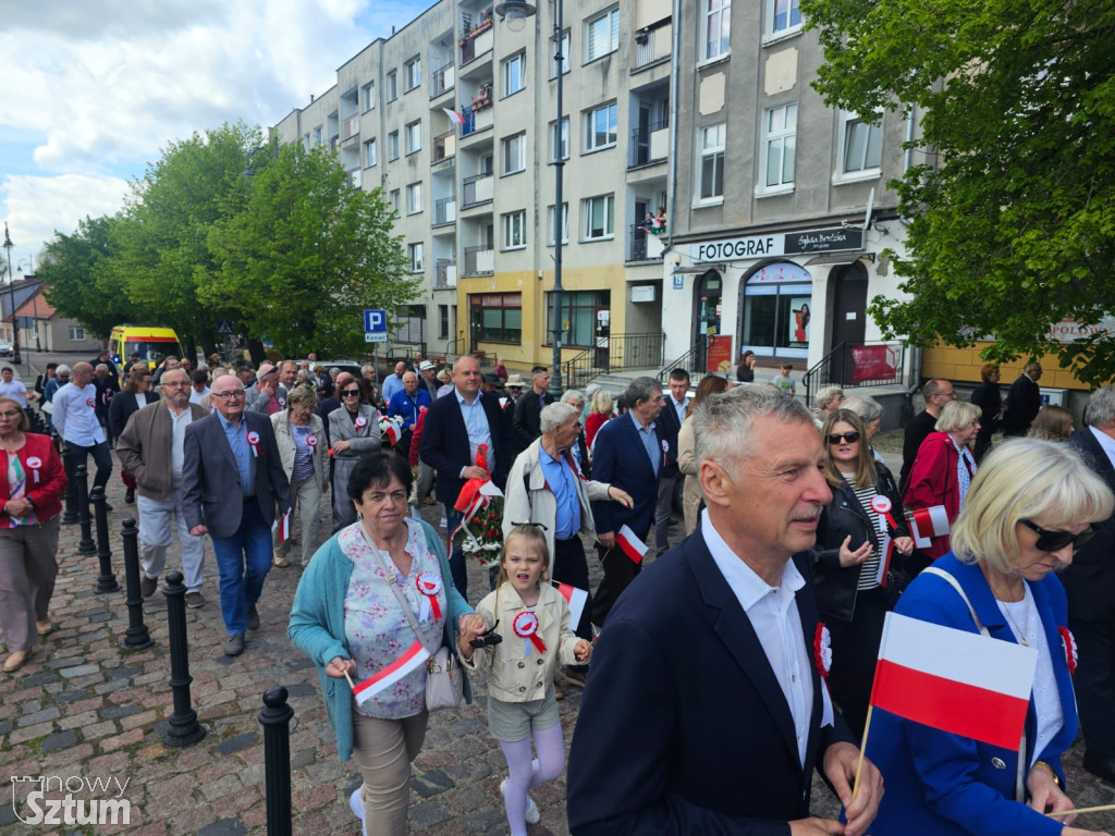 Sztum. Obchody 234 rocznicy uchwalenia Konstytucji 3 Maja