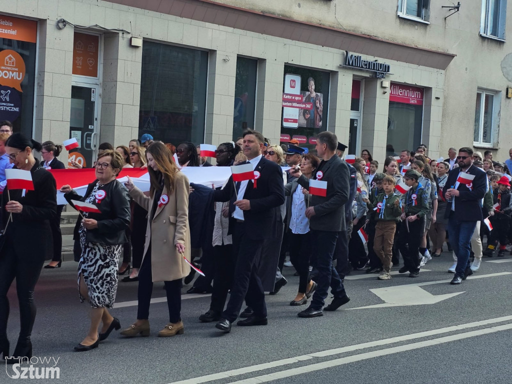 Sztum. Obchody 234 rocznicy uchwalenia Konstytucji 3 Maja