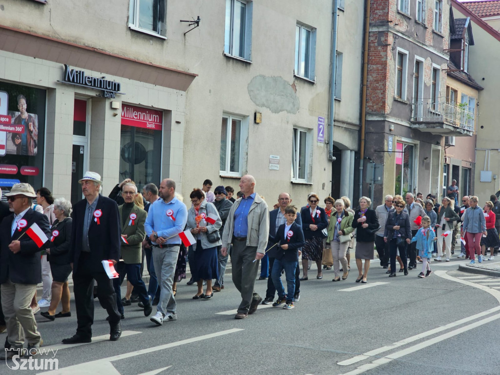 Sztum. Obchody 234 rocznicy uchwalenia Konstytucji 3 Maja