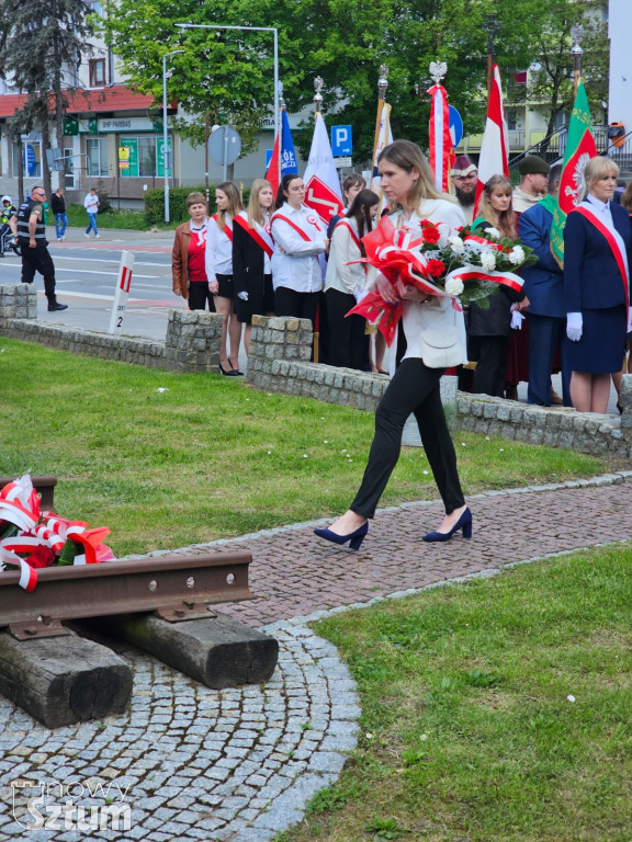 Sztum. Obchody 234 rocznicy uchwalenia Konstytucji 3 Maja