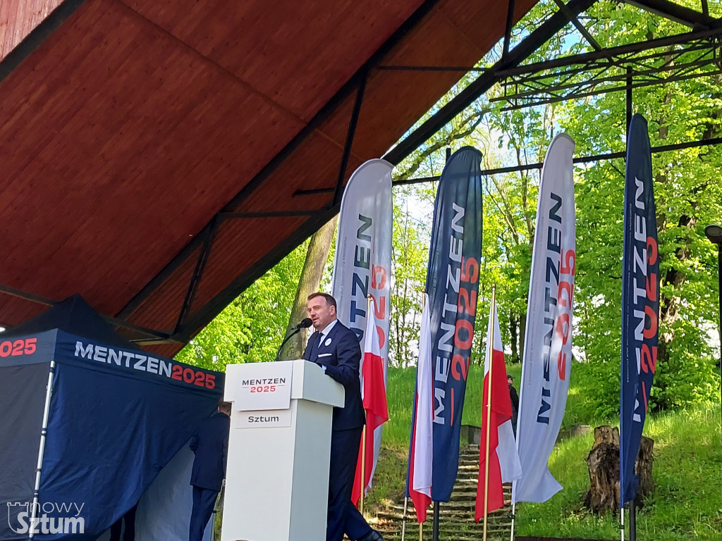 Sztum. Sławomir Mentzen spotkał się z mieszkańcami powiatu