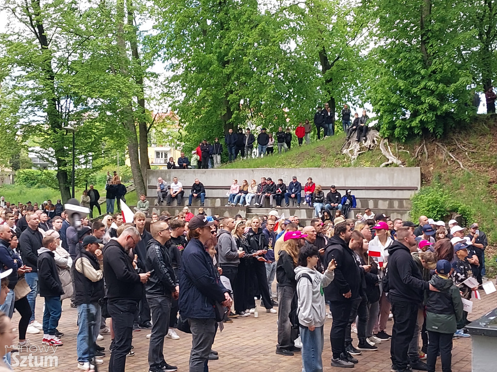 Sztum. Sławomir Mentzen spotkał się z mieszkańcami powiatu