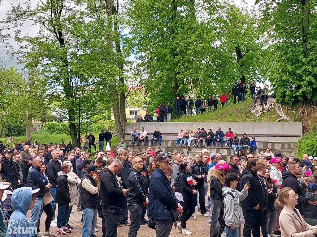 Sztum. Sławomir Mentzen spotkał się z mieszkańcami powiatu