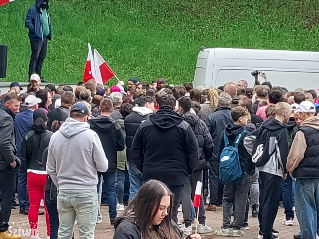 Sztum. Sławomir Mentzen spotkał się z mieszkańcami powiatu
