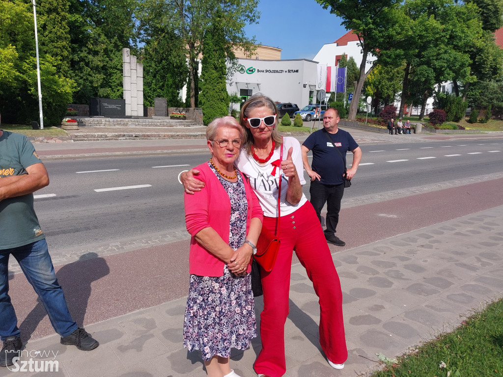 Sztum: Protest przeciwko utworzeniu Centrum Wsparcia Imigrantów