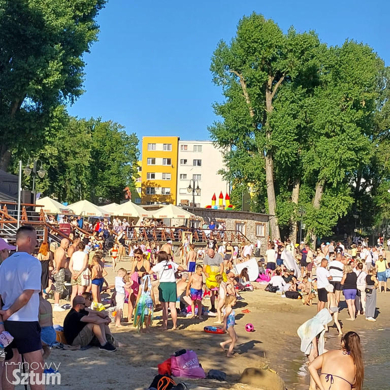 Sztum. Plaża miejska otwarta