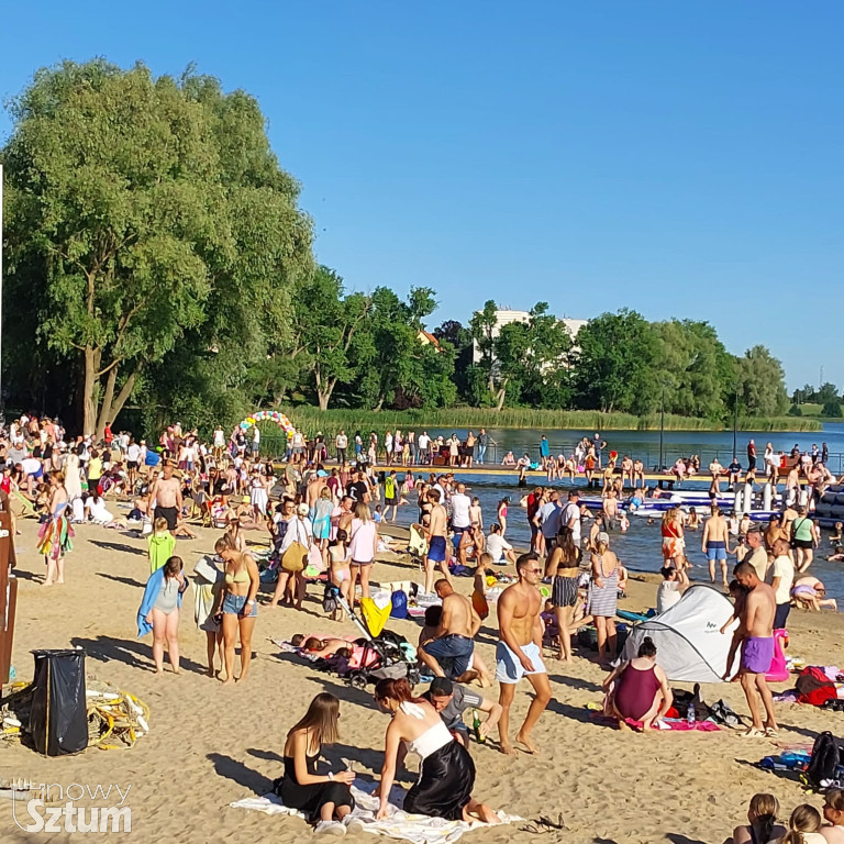 Sztum. Plaża miejska otwarta