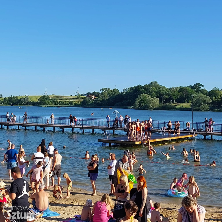 Sztum. Plaża miejska otwarta