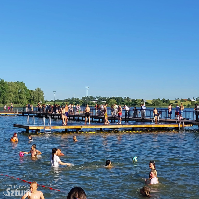 Sztum. Plaża miejska otwarta