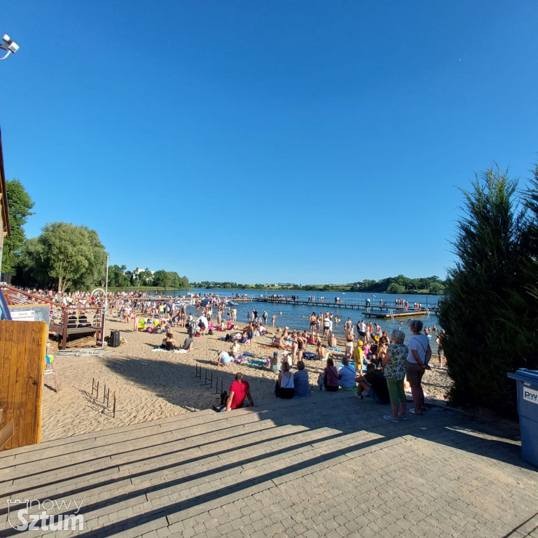 Sztum. Plaża miejska otwarta