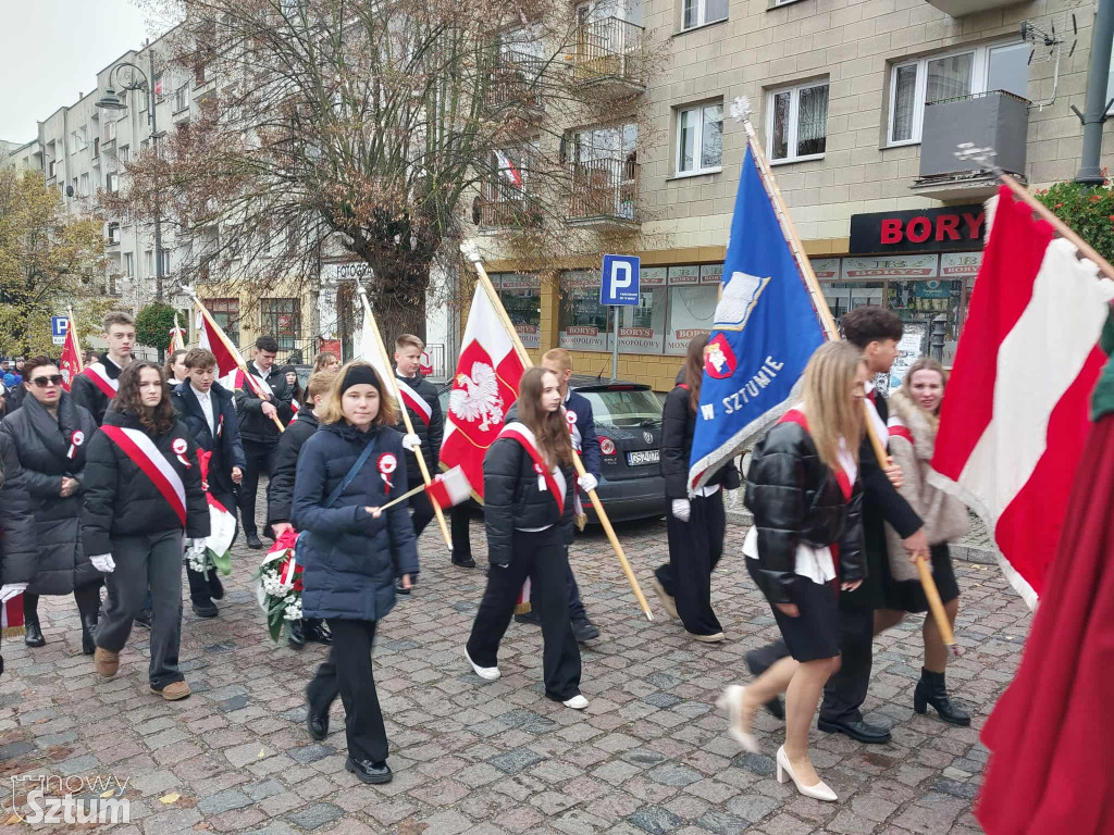 Sztum uczcił 107. rocznicę odzyskania przez Polskę niepodległości