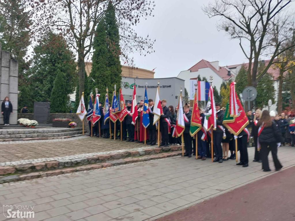Sztum uczcił 107. rocznicę odzyskania przez Polskę niepodległości