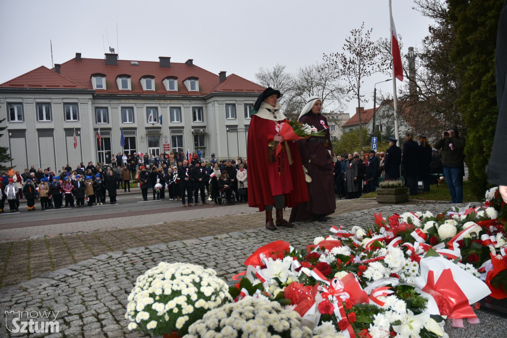 Sztum uczcił 107. rocznicę odzyskania przez Polskę niepodległości