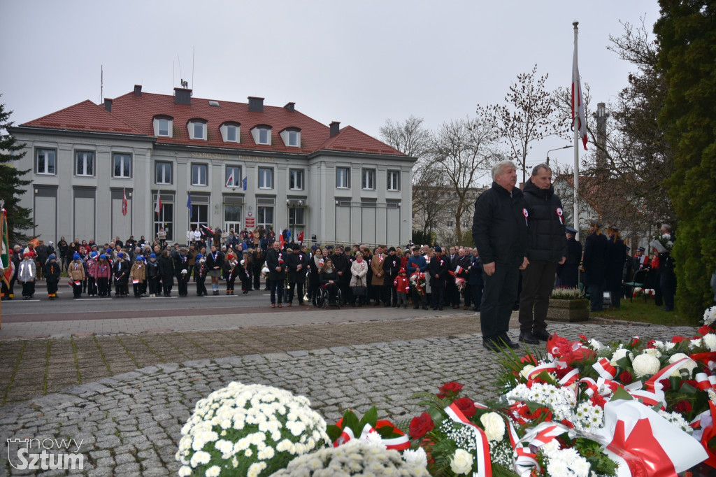 Sztum uczcił 107. rocznicę odzyskania przez Polskę niepodległości
