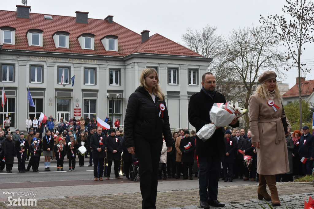 Sztum uczcił 107. rocznicę odzyskania przez Polskę niepodległości