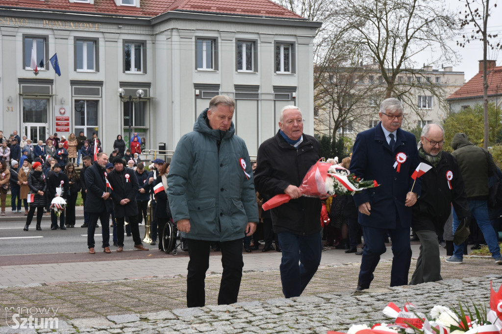 Sztum uczcił 107. rocznicę odzyskania przez Polskę niepodległości
