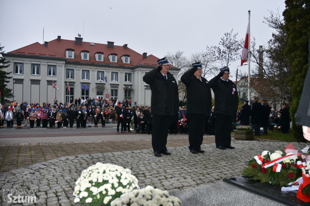 Sztum uczcił 107. rocznicę odzyskania przez Polskę niepodległości