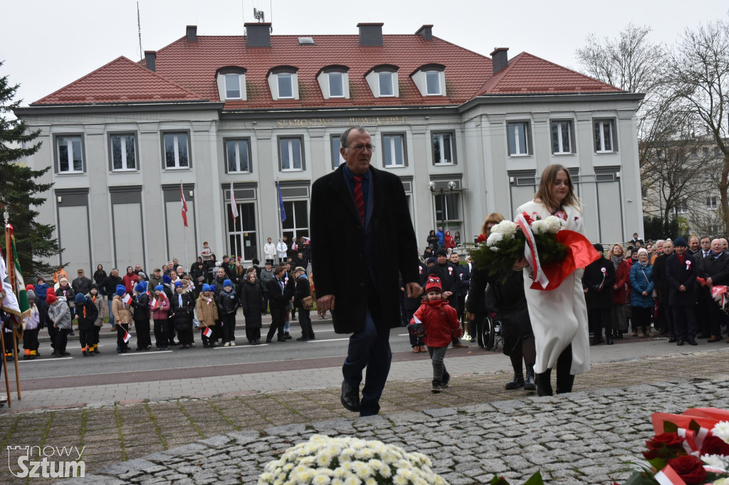 Sztum uczcił 107. rocznicę odzyskania przez Polskę niepodległości